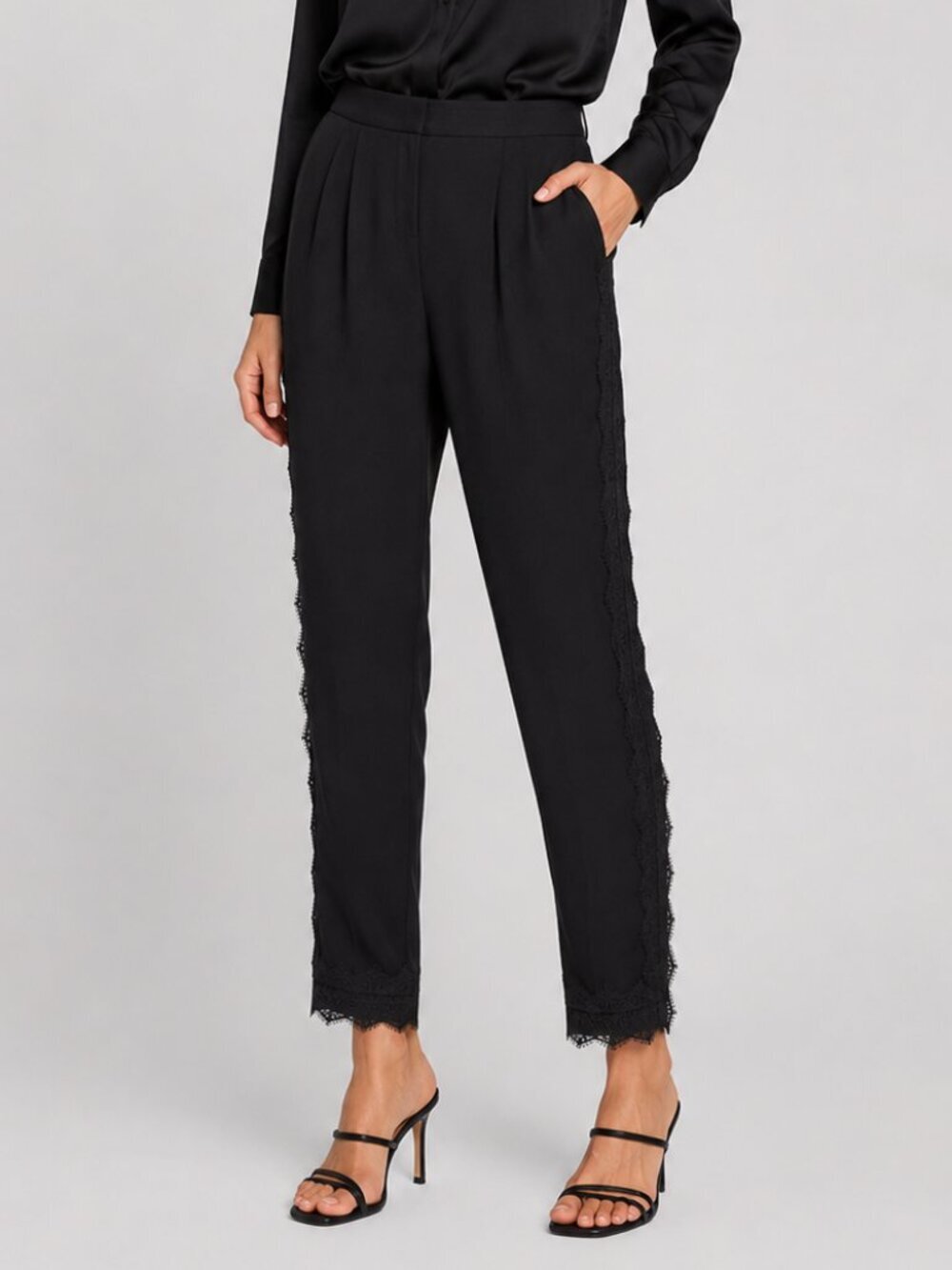 Dex Lace Trim Pants